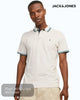 Jack & Jones Antique White Organic Cotton Polo - Hugh McElvanna Menswear
