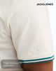 Jack & Jones Antique White Organic Cotton Polo - Hugh McElvanna Menswear