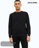 Jack & Jones Basic Crew Neck Knit Jumper – Black - Hugh McElvanna Menswear