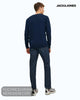 Jack & Jones Basic Crew Neck Knit Jumper – Black - Hugh McElvanna Menswear