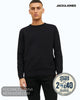 Jack & Jones Basic Crew Neck Knit Jumper – Black - Hugh McElvanna Menswear