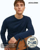 Jack & Jones Basic Crew Neck Knit Jumper – Navy - Hugh McElvanna Menswear