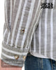 Jack & Jones JJESUMMER Stripe Linen Blend Shirt - Hugh McElvanna Menswear
