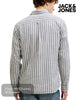 Jack & Jones JJESUMMER Stripe Linen Blend Shirt - Hugh McElvanna Menswear