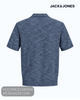 Jack & Jones JPRBLUPEYTON Men's Organic Cotton-Linen Knit Polo - Hugh McElvanna Menswear