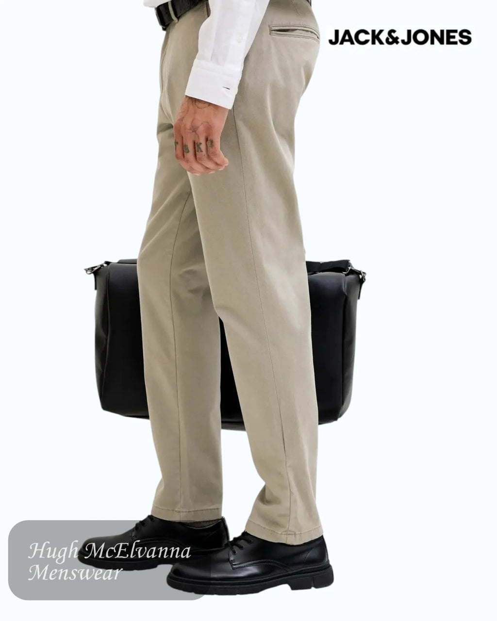 Jack & Jones Marco Bowie Slim Fit Chinos - Hugh McElvanna Menswear