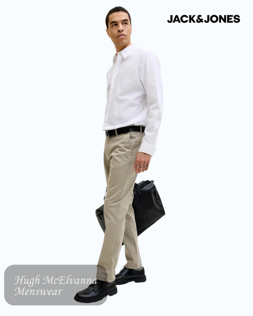 Jack & Jones Marco Bowie Slim Fit Chinos - Hugh McElvanna Menswear