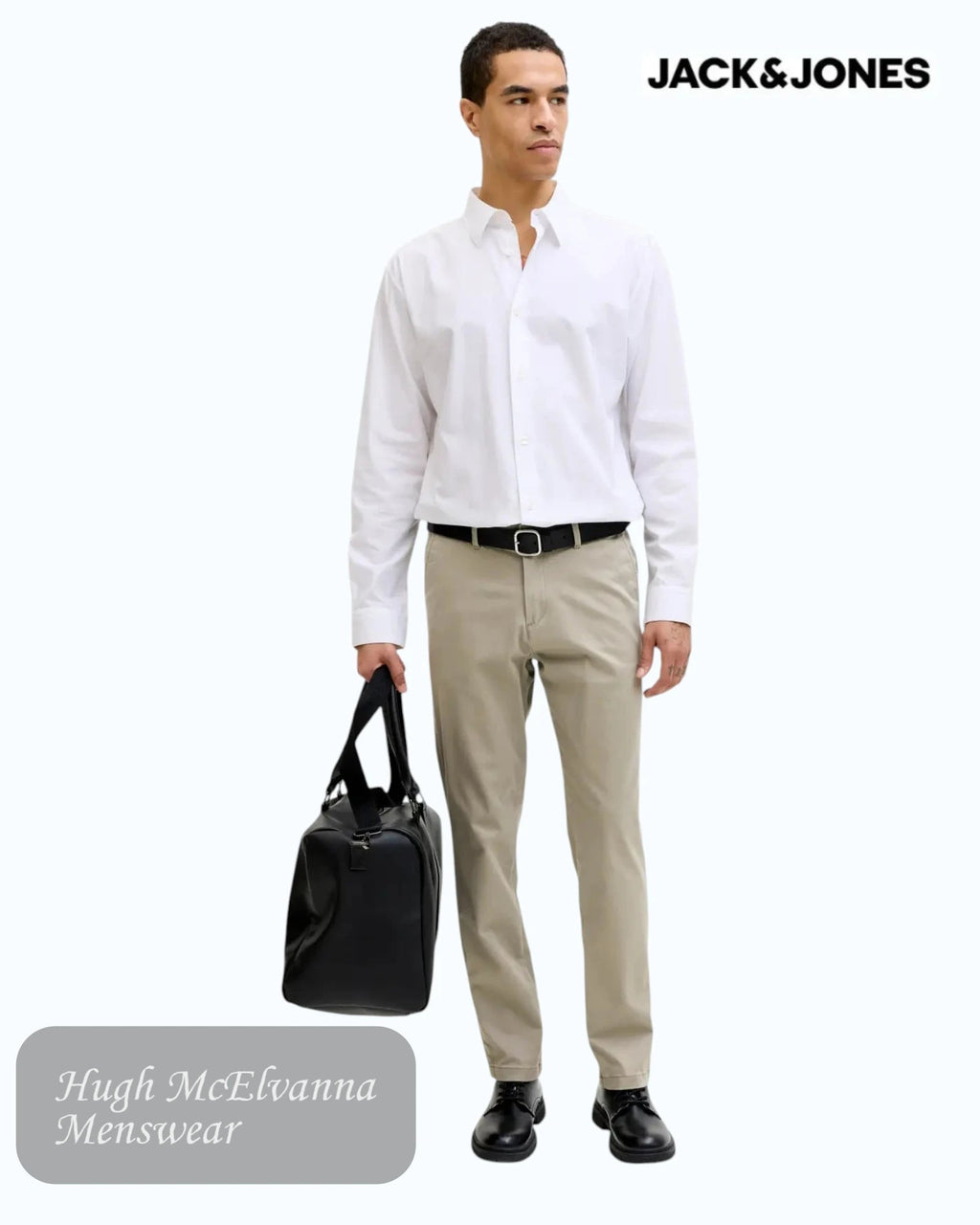Jack & Jones Marco Bowie Slim Fit Chinos - Hugh McElvanna Menswear