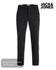 Jack & Jones Men's Black Regular Fit Chinos - Hugh McElvanna Menswear