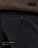 Jack & Jones Men's Black Regular Fit Chinos - Hugh McElvanna Menswear