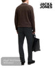 Jack & Jones Men's Black Regular Fit Chinos - Hugh McElvanna Menswear