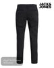 Jack & Jones Men's Black Regular Fit Chinos - Hugh McElvanna Menswear