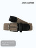 Jack & Jones Men's Braided Woven Elastic Belt - Hugh McElvanna Menswear
