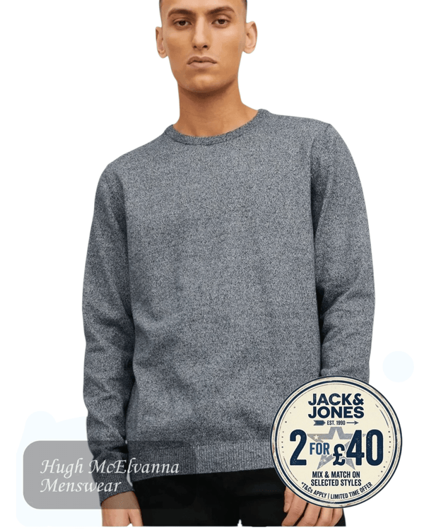 Jack & Jones Men's Jet Stream Organic Cotton Knit - Hugh McElvanna Menswear