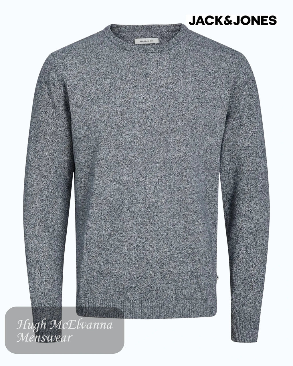 Jack & Jones Men's Jet Stream Organic Cotton Knit - Hugh McElvanna Menswear