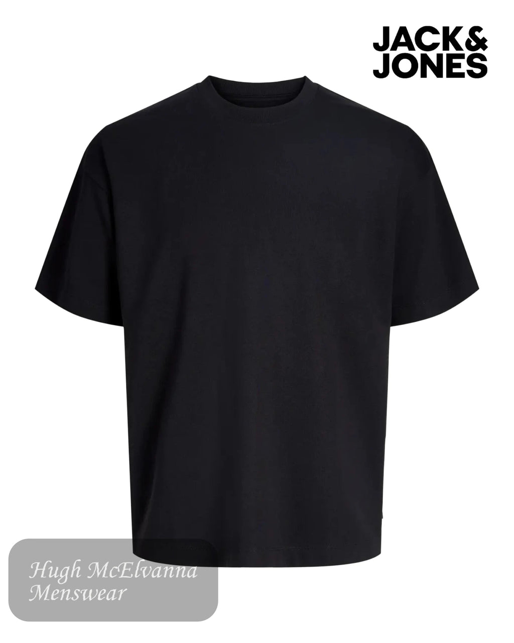 Jack & Jones Men's Loose Fit Interlock T-Shirt | 12298906 - Hugh McElvanna Menswear