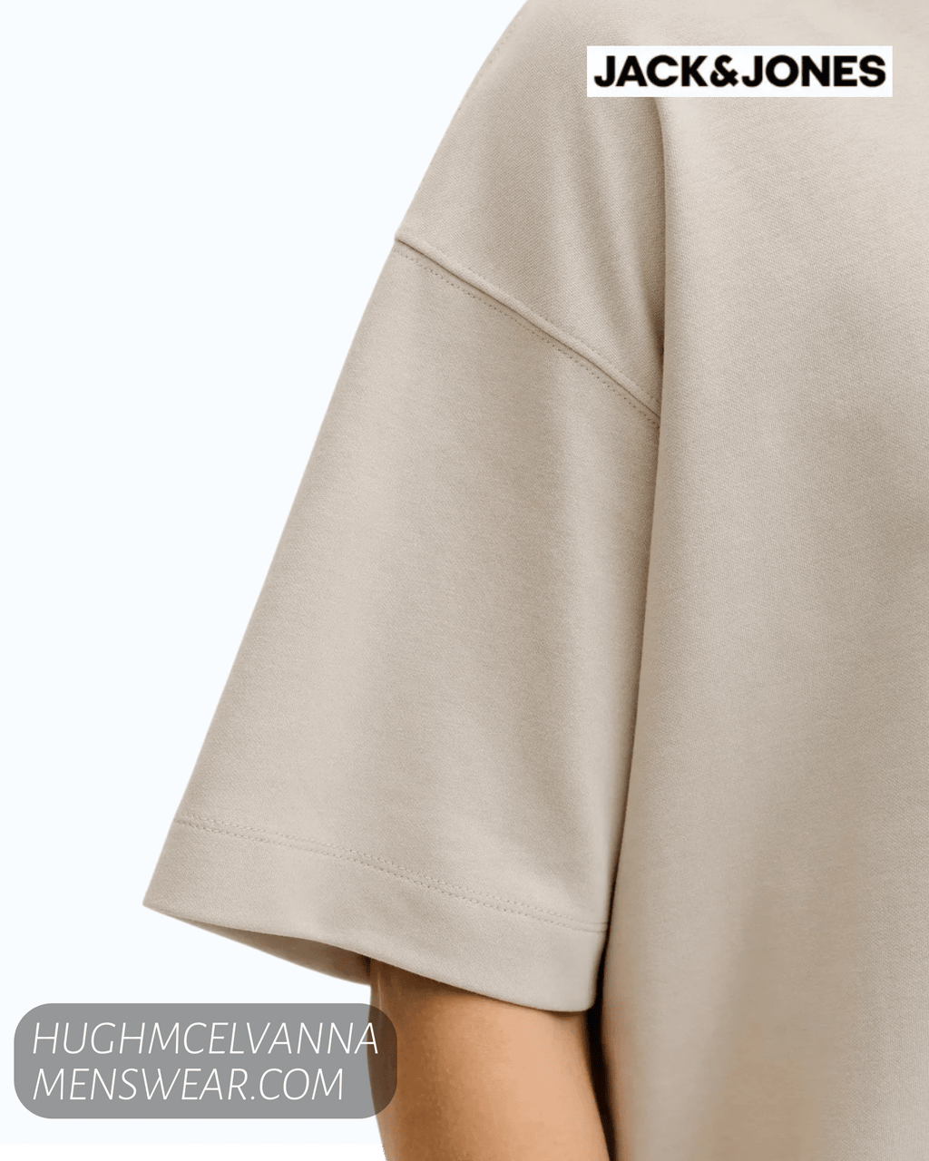 Jack & Jones Men's Loose Fit Interlock T-Shirt | 12298906 - Hugh McElvanna Menswear