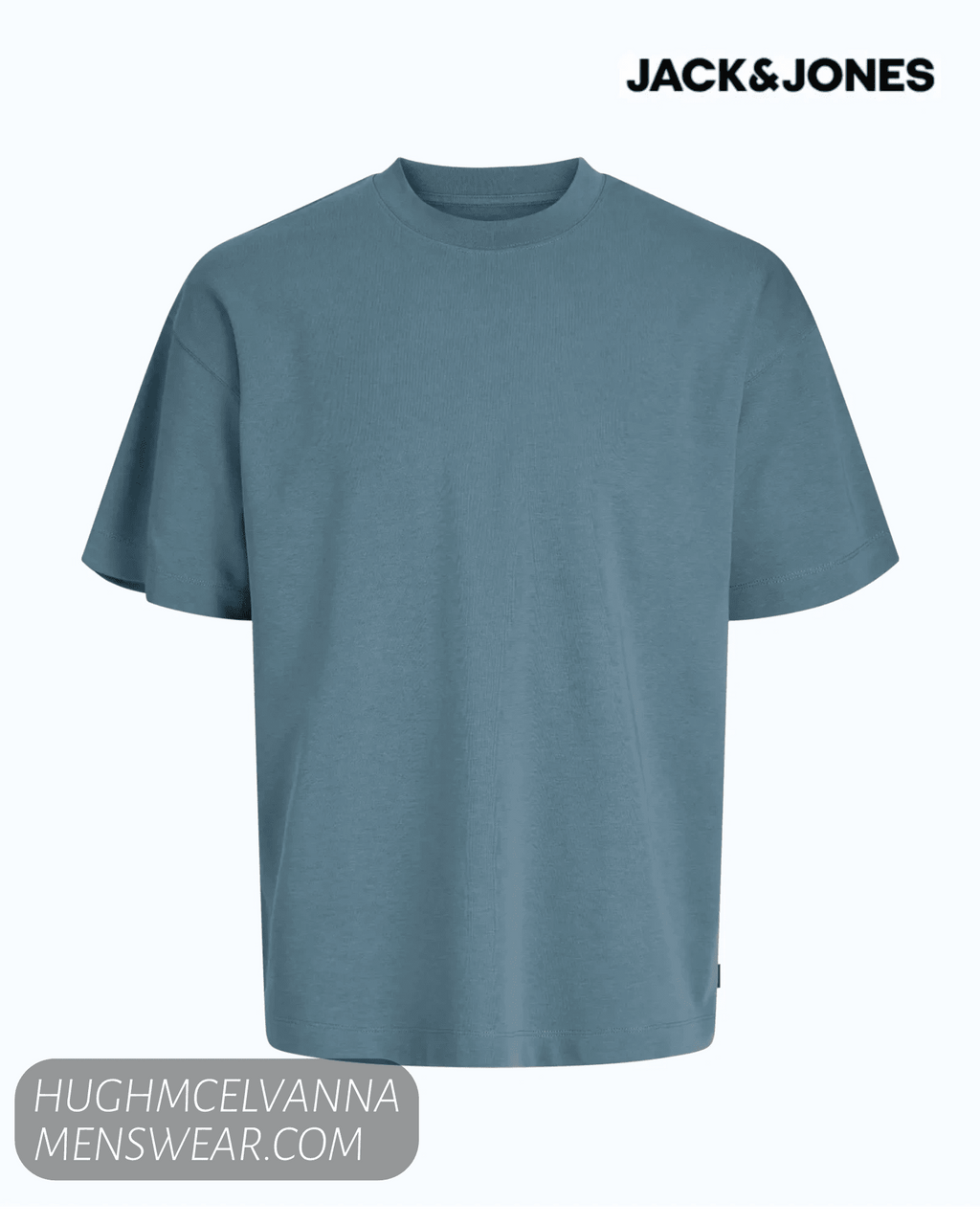 Jack & Jones Men's Loose Fit Interlock T-Shirt | 12298906 - Hugh McElvanna Menswear