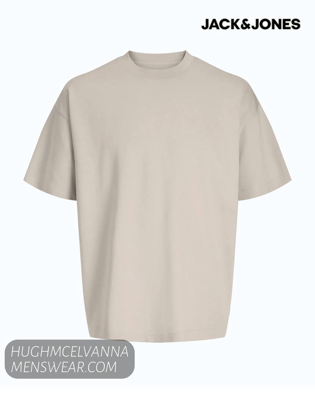 Jack & Jones Men's Loose Fit Interlock T-Shirt | 12298906 - Hugh McElvanna Menswear
