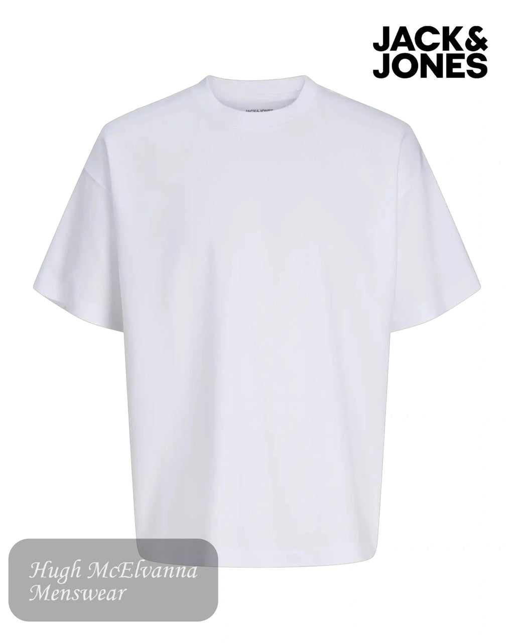 Jack & Jones Men's Loose Fit Interlock T-Shirt | 12298906 - Hugh McElvanna Menswear