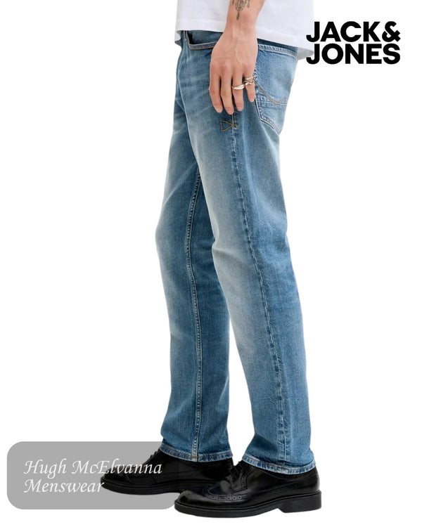 Jack & Jones Men's Regular Fit Stonewash Jeans - Hugh McElvanna Menswear