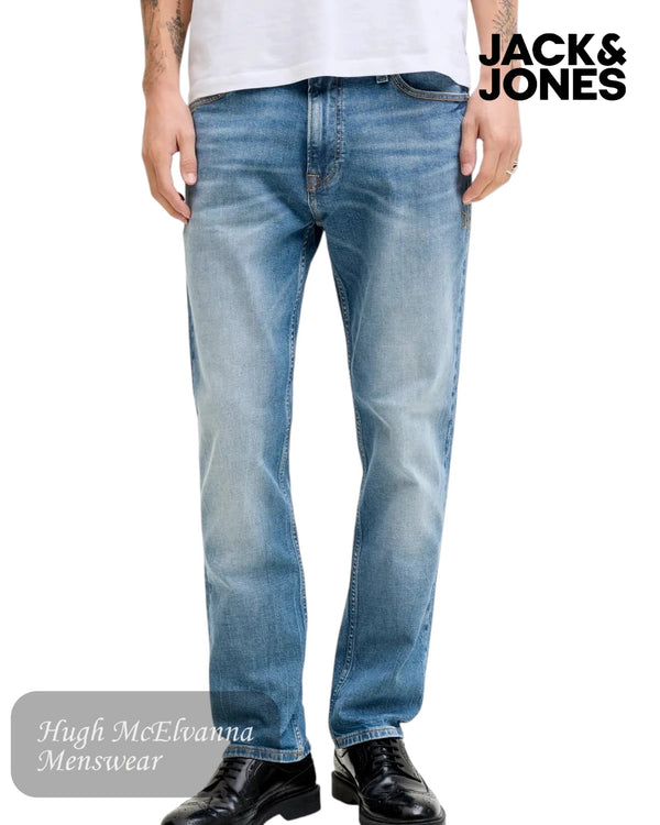 Jack & Jones Men's Regular Fit Stonewash Jeans - Hugh McElvanna Menswear