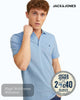 Jack & Jones Men's Slim Fit Organic Cotton Polo Shirt - Hugh McElvanna Menswear