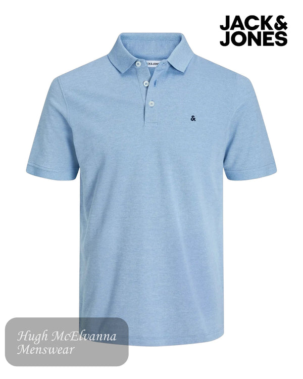 Jack & Jones Men's Slim Fit Organic Cotton Polo Shirt - Hugh McElvanna Menswear
