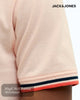 Jack & Jones Paulos Organic Cotton Polo | Beach Sand & Sunset Orange - Hugh McElvanna Menswear