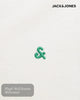 Jack & Jones Paulos Organic Cotton Polo | Cloud Dancer & Verdant Green - Hugh McElvanna Menswear