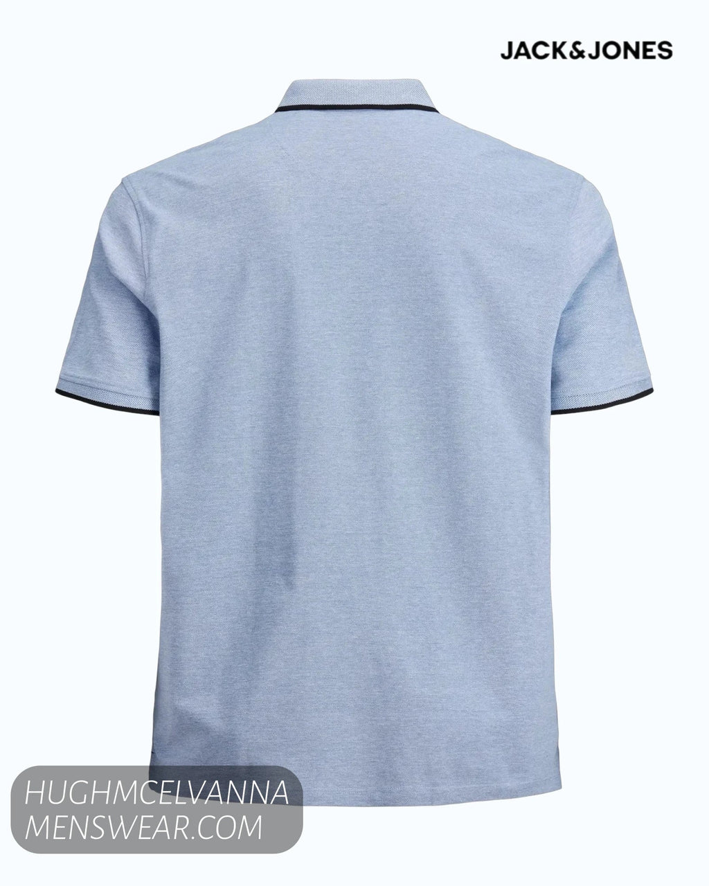Jack & Jones Plus Size Paulos Polo Shirt – Bright Cobalt - Hugh McElvanna Menswear