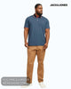 Jack & Jones Plus Size Paulos Polo Shirt – Denim Blue - Hugh McElvanna Menswear
