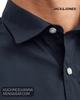 Jack & Jones Slim Fit Navy Poplin Dress Shirt - Hugh McElvanna Menswear