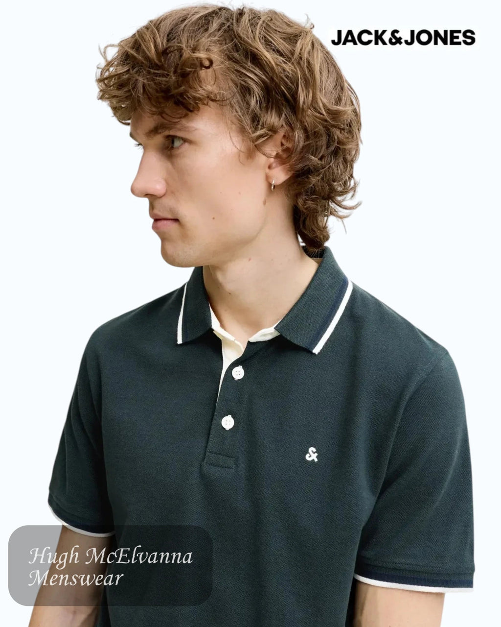 Jack & Jones Tipped Polo Shirts: Timeless Casual Style - Hugh McElvanna Menswear
