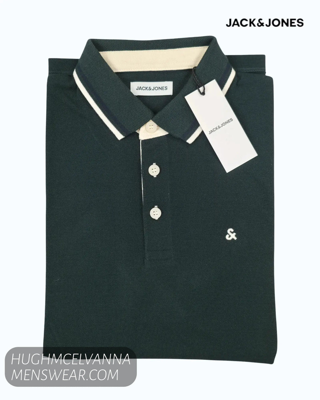 Jack & Jones Tipped Polo Shirts: Timeless Casual Style - Hugh McElvanna Menswear