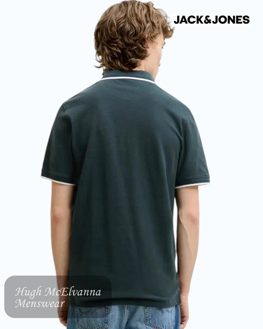 Jack & Jones Tipped Polo Shirts: Timeless Casual Style - Hugh McElvanna Menswear