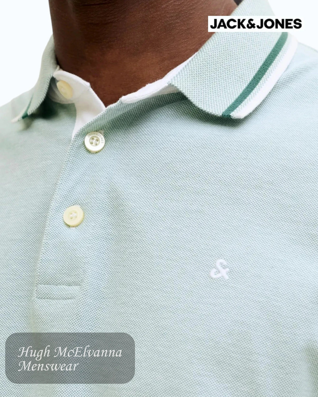Jack & Jones Tipped Polo Shirts: Timeless Casual Style - Hugh McElvanna Menswear