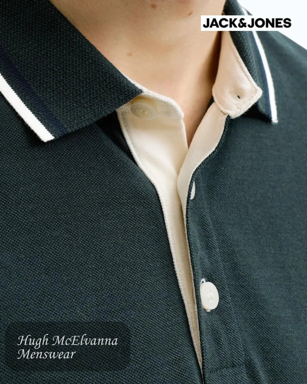 Jack & Jones Tipped Polo Shirts: Timeless Casual Style - Hugh McElvanna Menswear