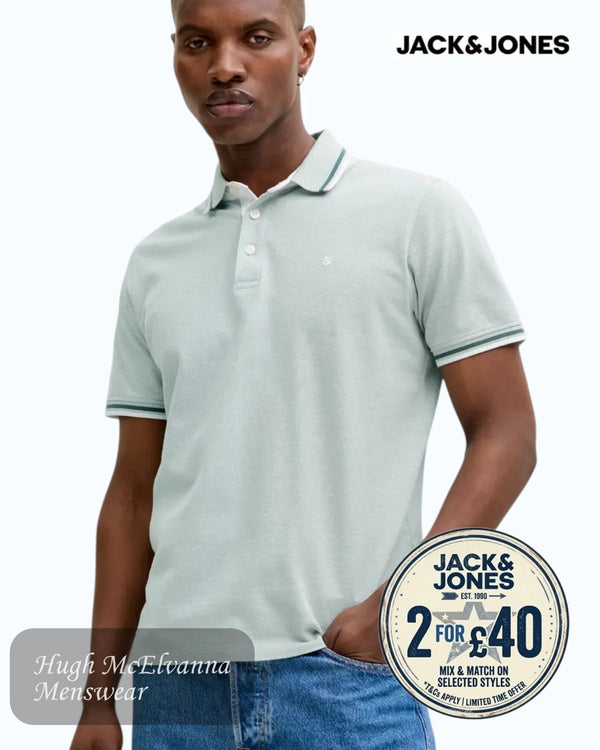 Jack & Jones Tipped Polo Shirts: Timeless Casual Style - Hugh McElvanna Menswear