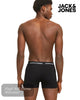 Jack & Jones Trunks 3 - Pack in Black - Hugh McElvanna Menswear
