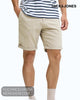 Jack & Jones JPSTBOWIE Solid Regular Fit Chino Shorts | Fawn & Navy - Hugh McElvanna Menswear