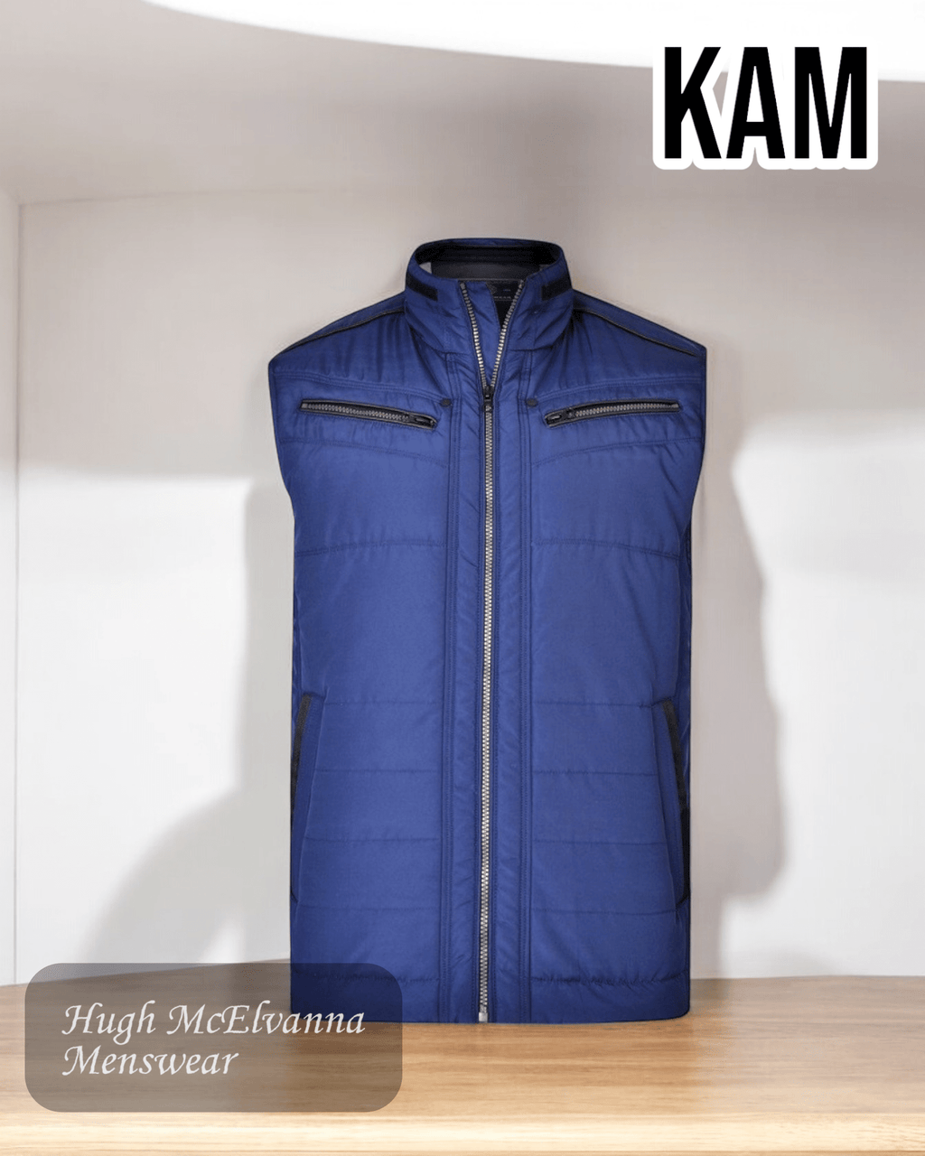 KAM Bodywarmer KV103 - Hugh McElvanna Menswear