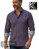 Kam Jeans Navy Long Sleeve Shirt (King Size) | KBS6211LS - Hugh McElvanna Menswear