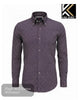 Kam Jeans Navy Long Sleeve Shirt (King Size) | KBS6211LS - Hugh McElvanna Menswear
