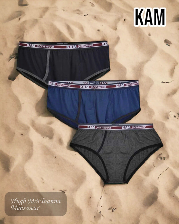 Kam King Size 3Pk. Briefs - KBS806 - Hugh McElvanna Menswear