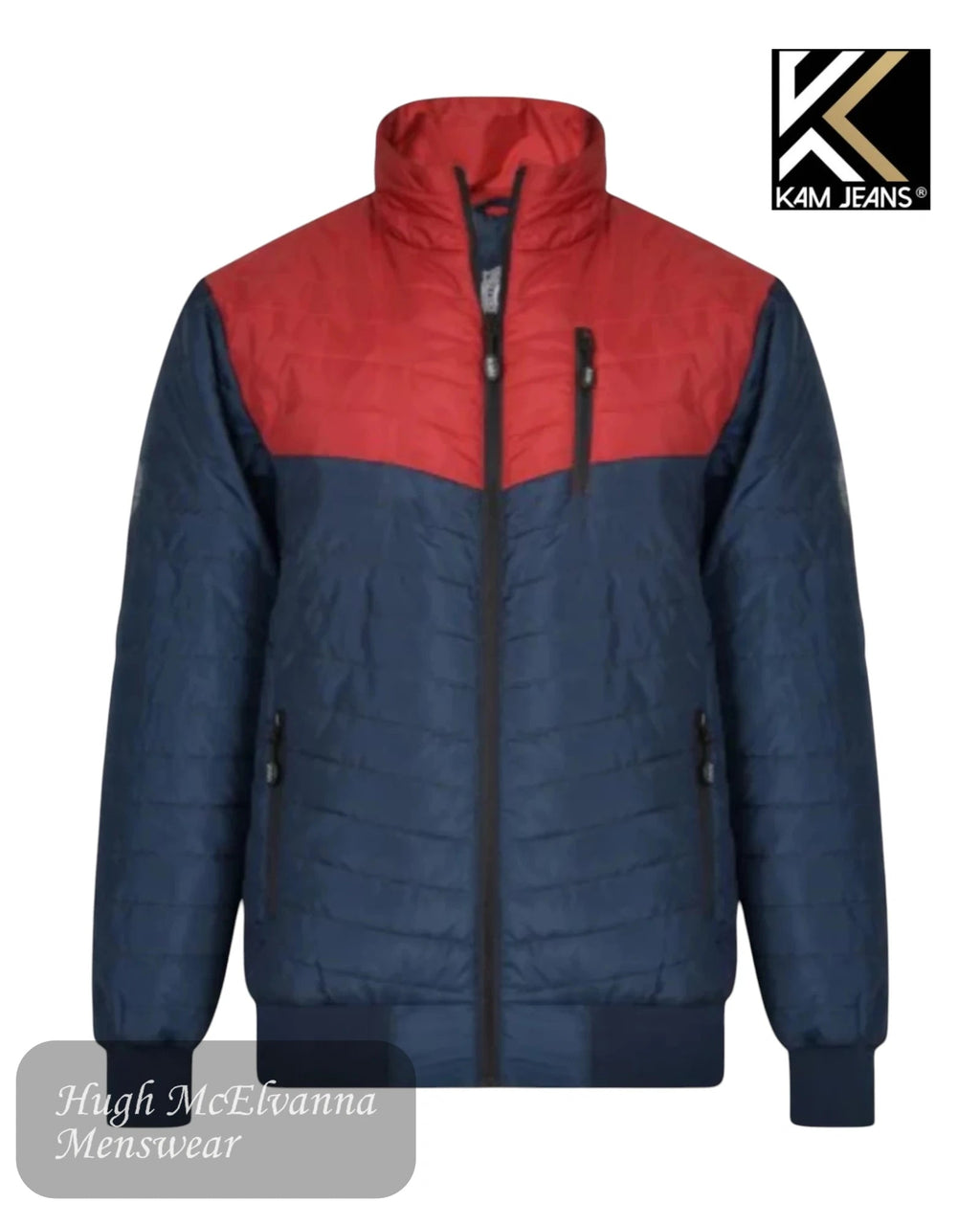 Kam King Size Navy Jacket - KV89 - Hugh McElvanna Menswear