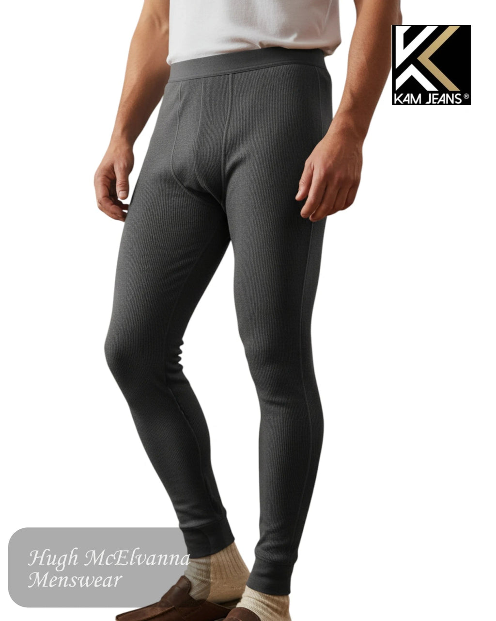 King Size Charcoal Thermal Long Pant - KBS830 - Hugh McElvanna Menswear