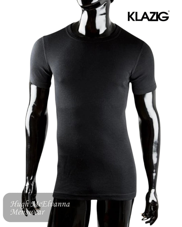 Klazig Men’s Merino Wool Round Neck T-Shirt – 19844 - Hugh McElvanna Menswear