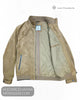 Interior view of Lino Clemente URAL jacket showing perforated lining and inside pocket