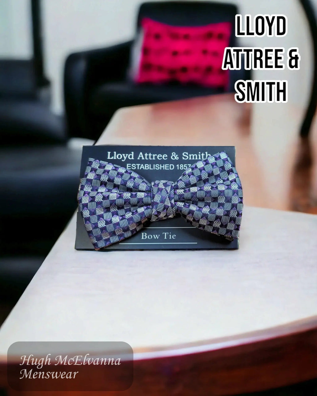 Lloyd Attree & Smith Bow Tie - B3740/5 - Hugh McElvanna Menswear